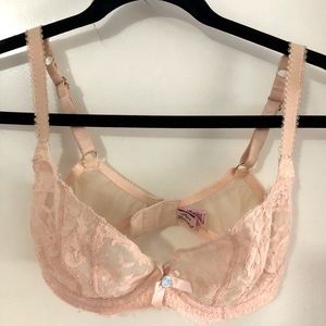 Cream Lace Bra
